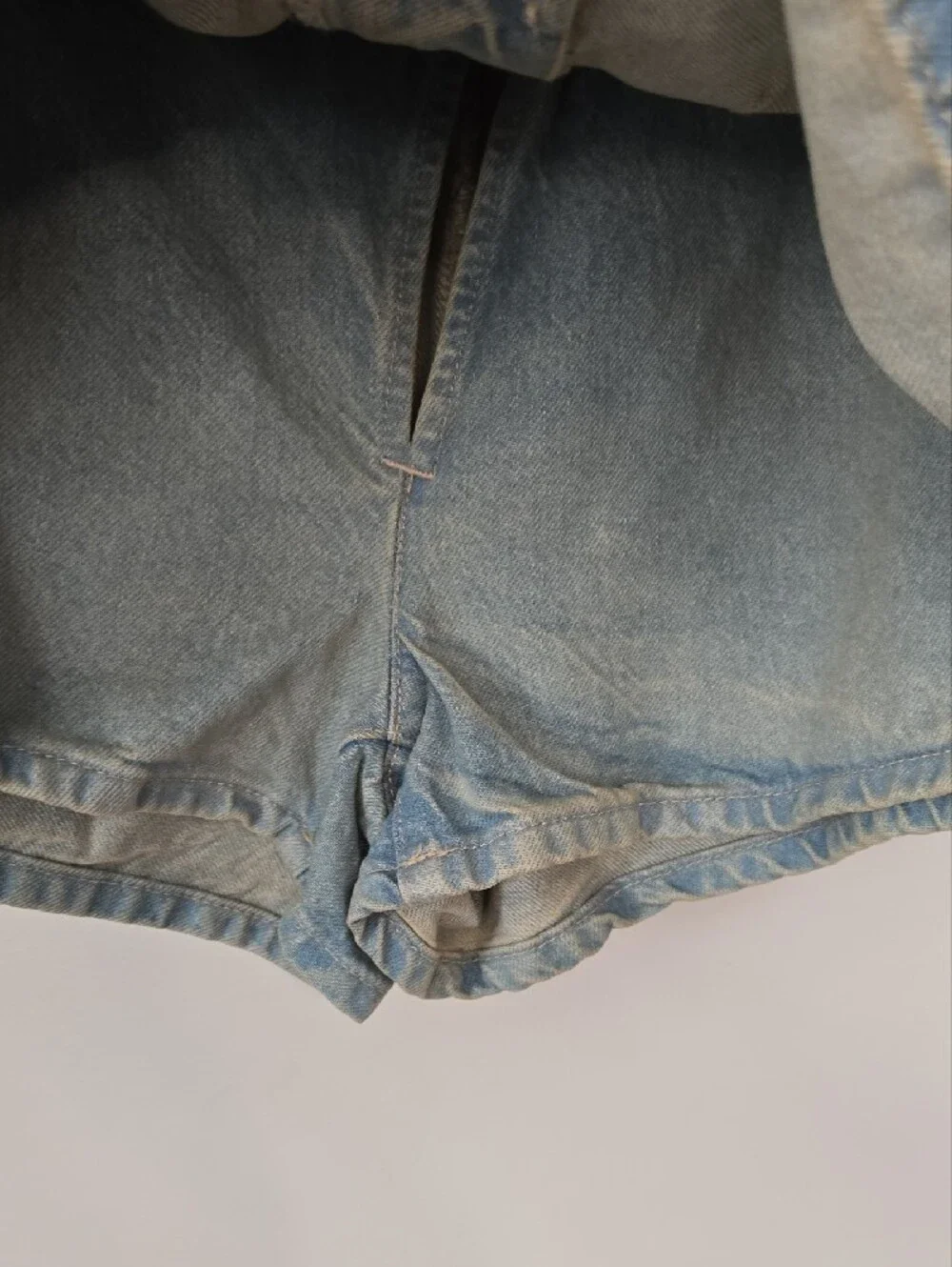 Free People Light Wash Denim Mini Skirt *still on website!*